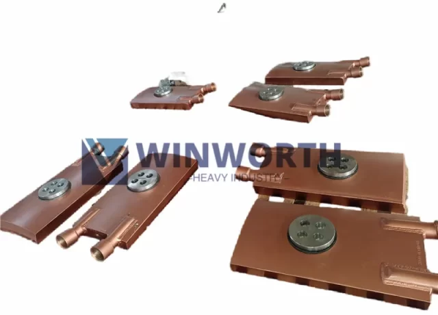 Mâchoires de contact en cuivre pour électrodes de fours SAF - Winworth Heavy Industry