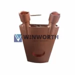 Zapatas de contacto de cobre para hornos de arco sumergido (SAF)